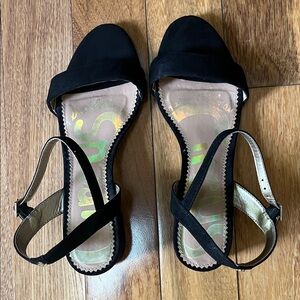 Sam Edelman Black Strappy Sandals